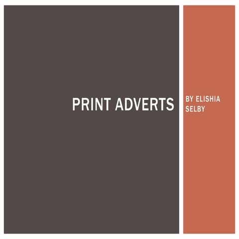 Print adverts