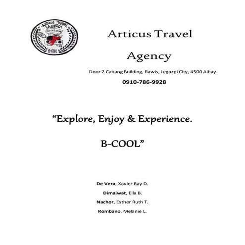 Articus travel agency