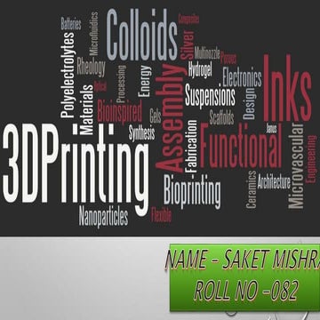 3D printing