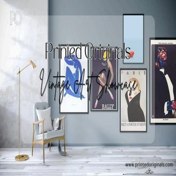 Printed Originals Vintage Posters Showcase | PDF