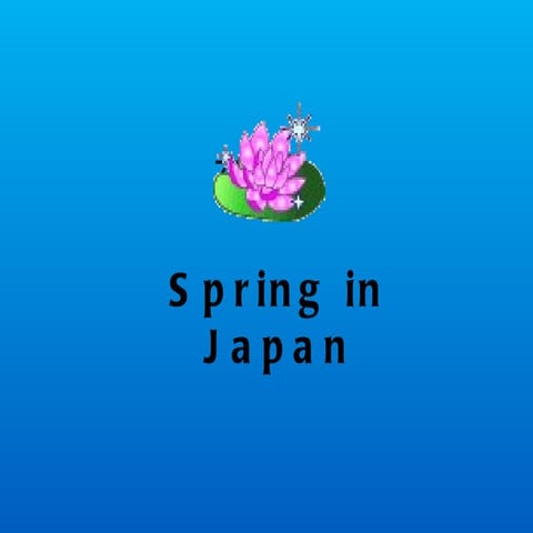Printemps au japon