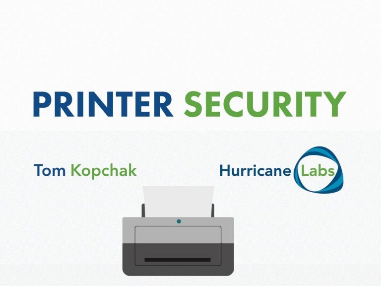 Printer Security