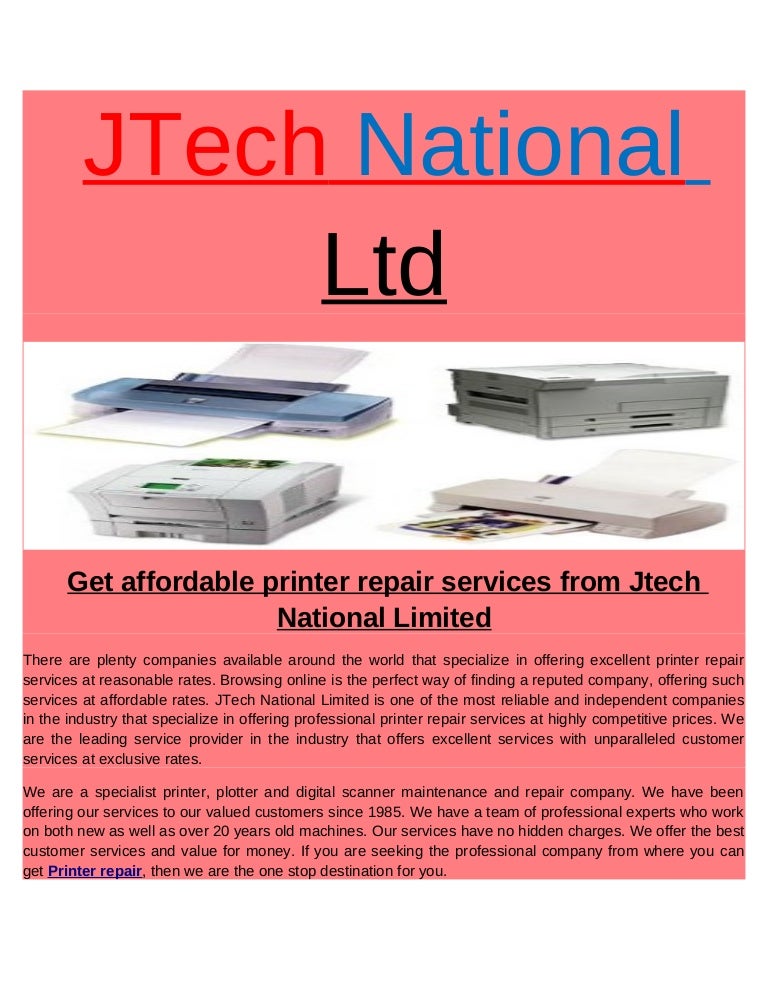 Printer Repairs