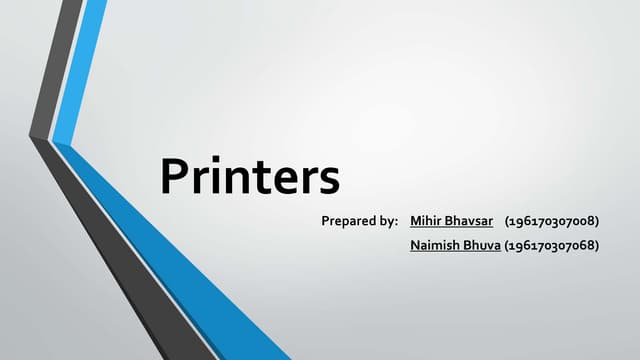 Printers