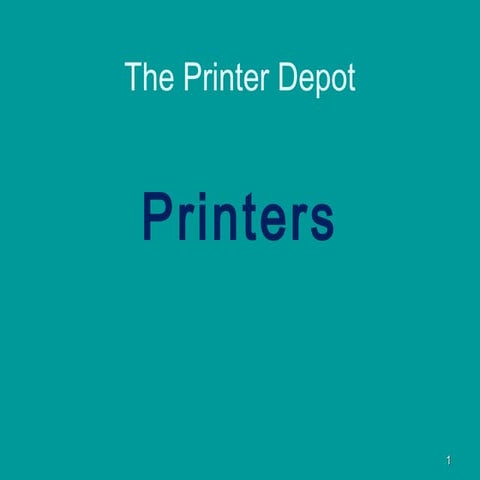 Printers n plotters