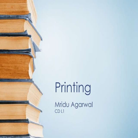 Printing Proce