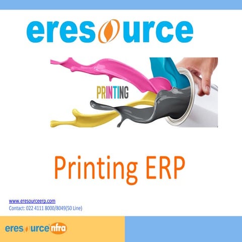 Printing Industry Ppt Template