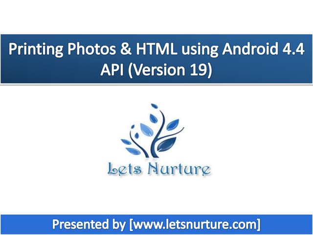 Printing photos-html-using-android