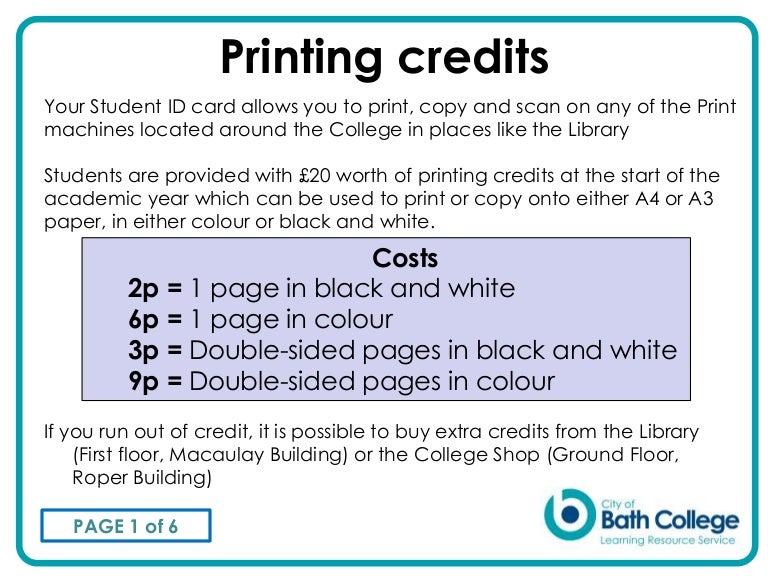 Printing & copying
