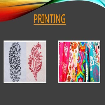 Textile Printing Presentation