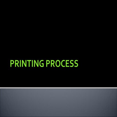 Printing process