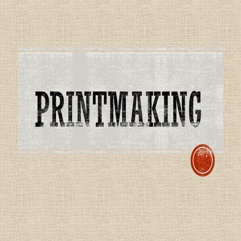 Printmaking History