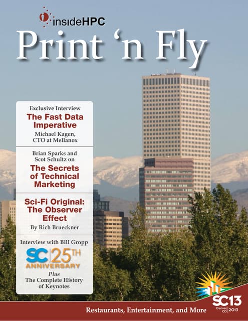 Print ‘n Fly Guide to SC13 in Denver