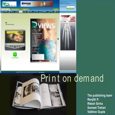 Print on demand