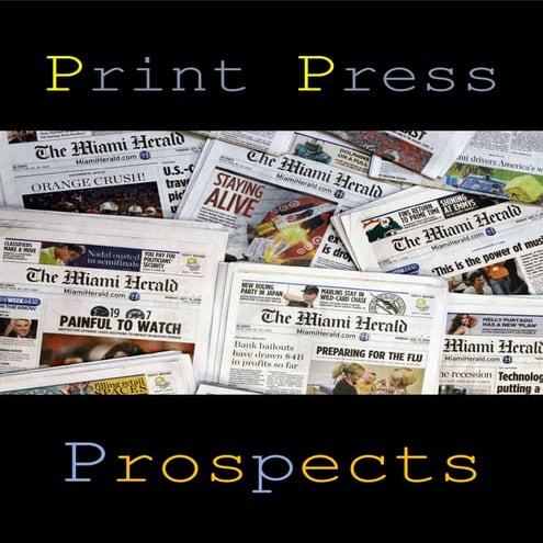 Print Press Prospects : Future of Journalsim (Free Book)