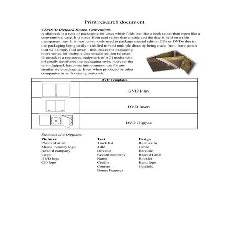 Print research document