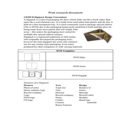 Print research document