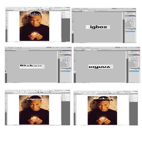 The making of my film magazine printscreens