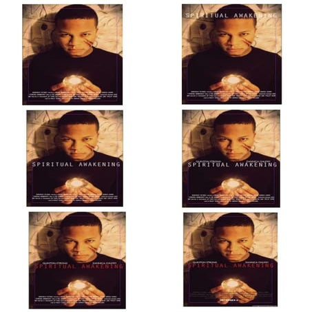 The making of my film poster printscreens