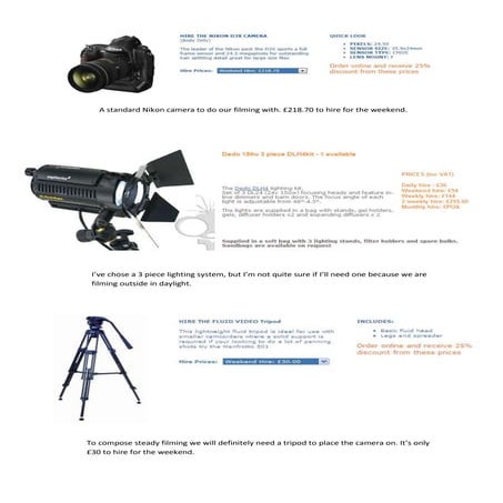 Printscreens for budget