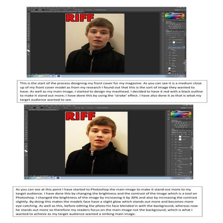 Print screens front cover