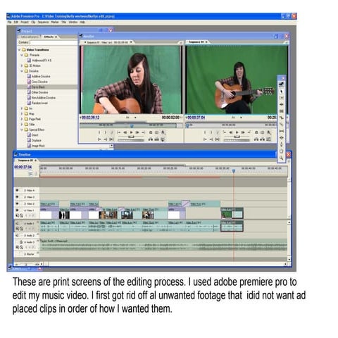 Printscreen video editing