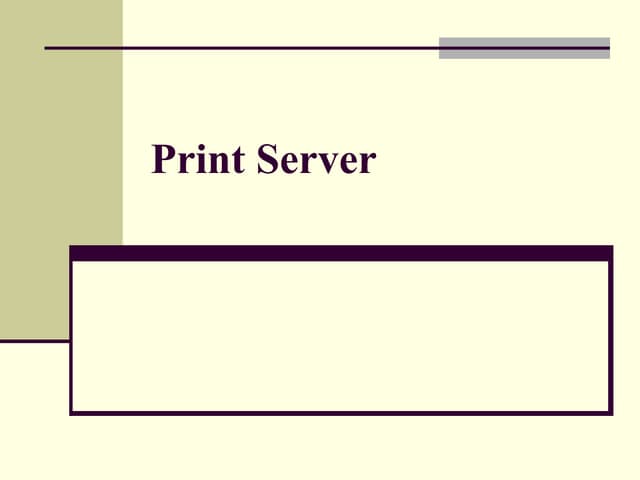 Print server