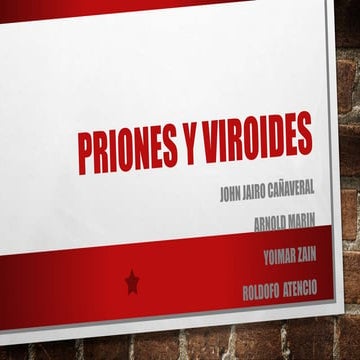 Priones y viroides