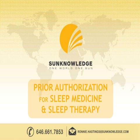 Prior Authorization for Sleep Medicine | PPTX