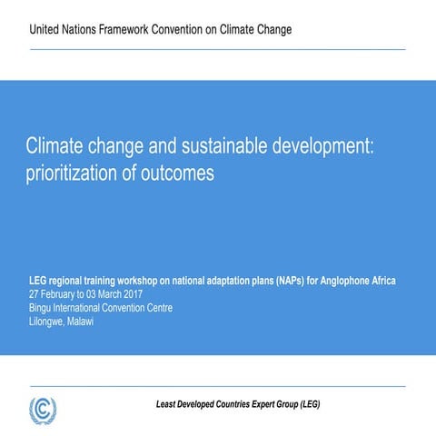 Prioritizing expected adaptation outcomes