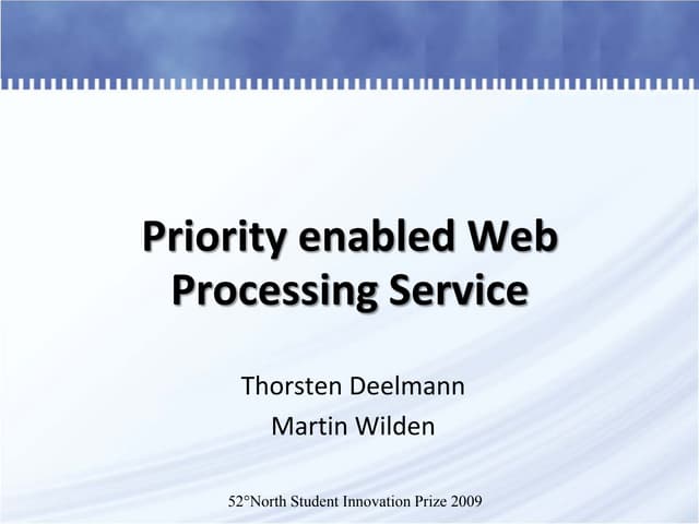 Priority enabled wps