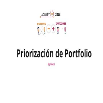 Priorización de Portfolio para Agility360