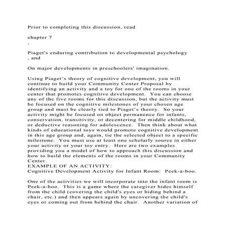 Piagetian Tasks | DOCX