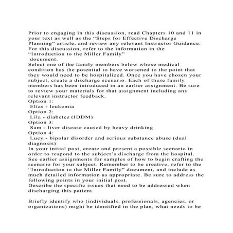 Prior to engaging in this discussion, read Chapters 10 and 11 in y.docx