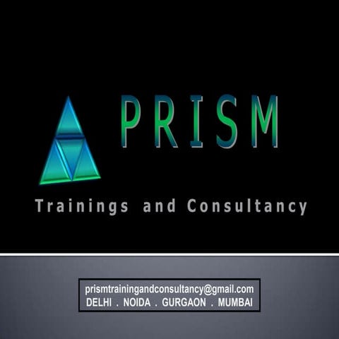 PRISM Trainings and Consultancy