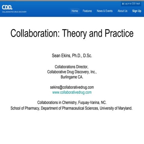 Collaboration - theory & Practice