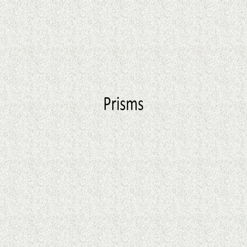 4th Grade Math - Prisms