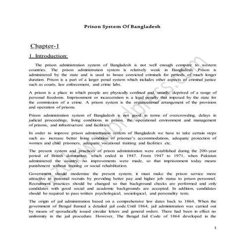 Prison system of_bangladesh