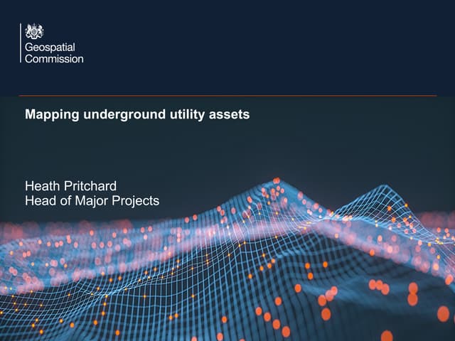 Mapping Underground Utility Assets