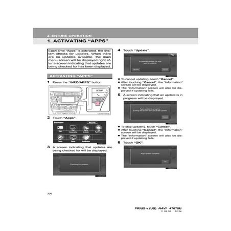 2012 Toyota Prius V Entune information