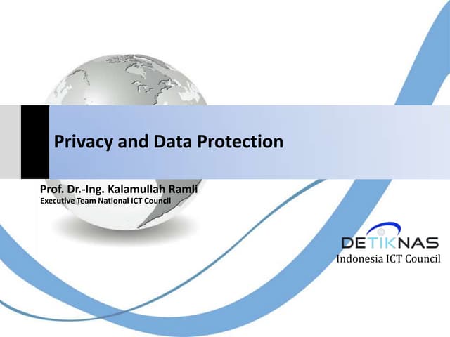 Privacy and Data Protection