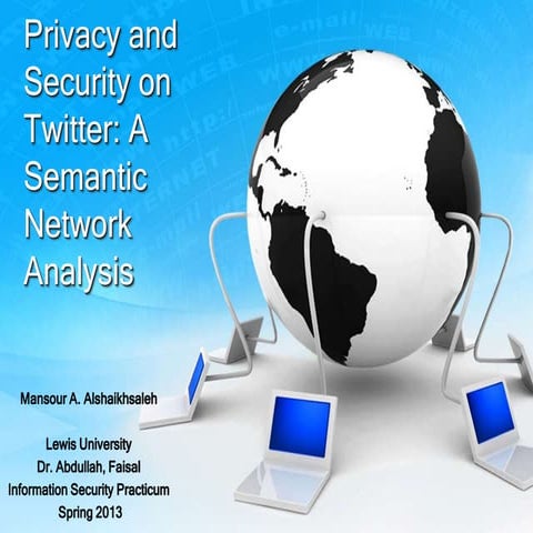 Privacy and security on twitter