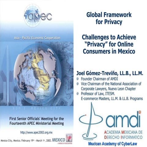Challenges to Achieve Privacy for Online Consumers in Mexico