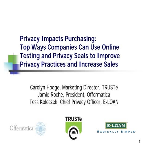How to use privacy seals to improve privacy practices and increase sales