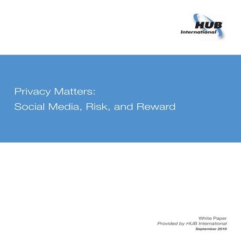 Privacy Matters
