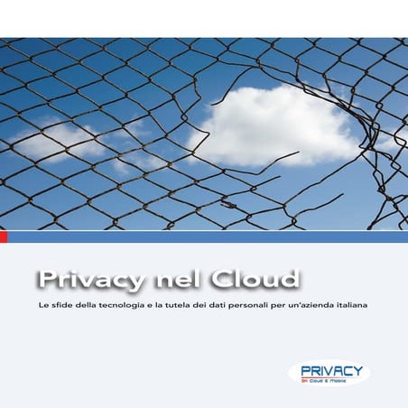Privacy nel Cloud