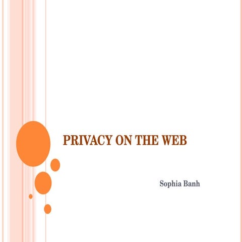 Privacy On The Web