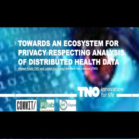 Towards an ecosystem for privacy respecting analysis of distributed health data 