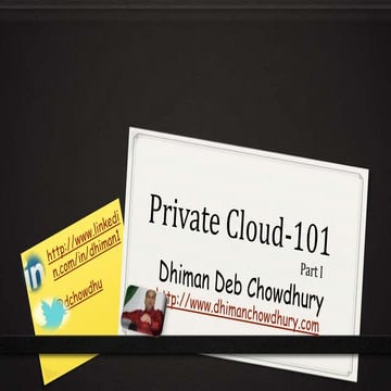 Private Cloud 101 - Part I