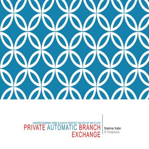 PABX Concept & Avaya IP Office